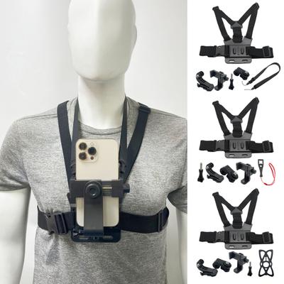 Держатель для телефона, нагрудный ремень, кронштейн для экшн-камеры, регулируемый, легкий