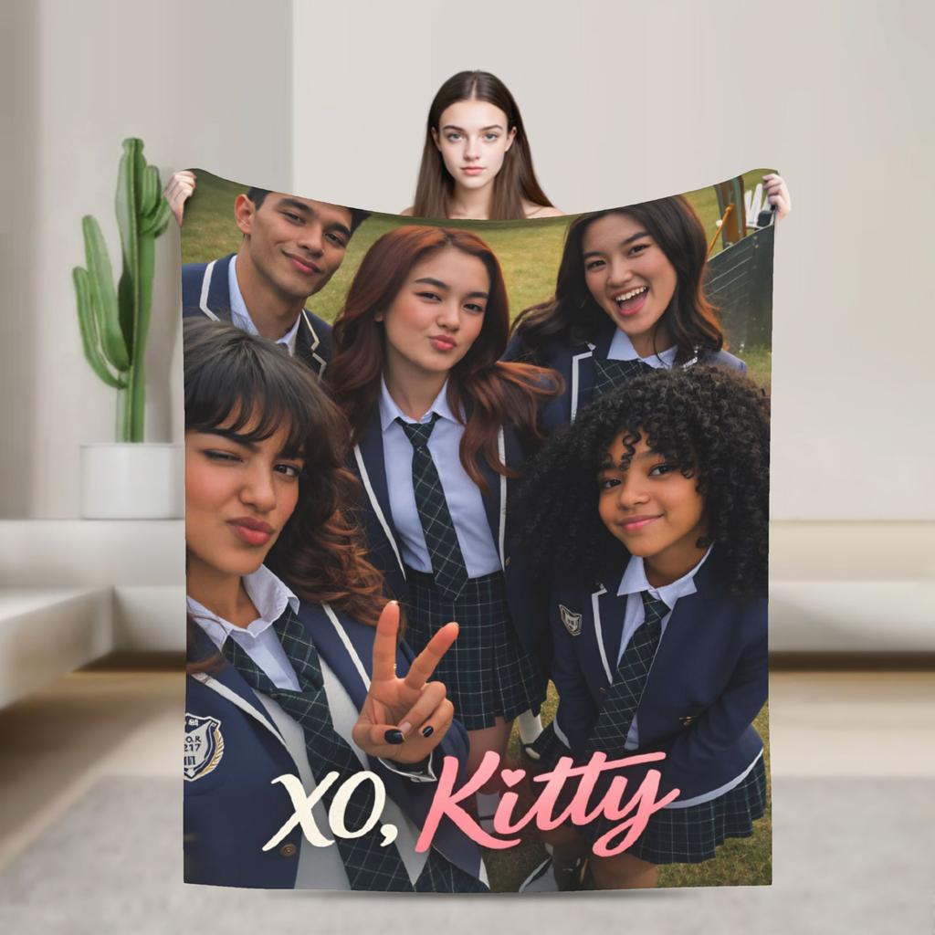 Постер Hello Kitty Мягкое одеяло для гостиной Модное постельное белье Пледы Зимнее Дорожное Автомобильное Фланелевое Покрывало
