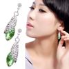 Inlaid Drill Drop Temperament Earrings Fashion Women's Earrings Square Stud The Best Gateway