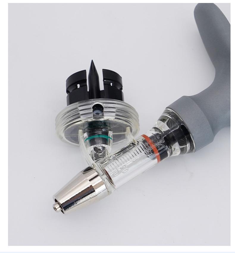 Регулируемый ветеринарный инъектор для вакцин 5 мл для свиней, крупного рогатого скота, овец и 2 мл для птицы