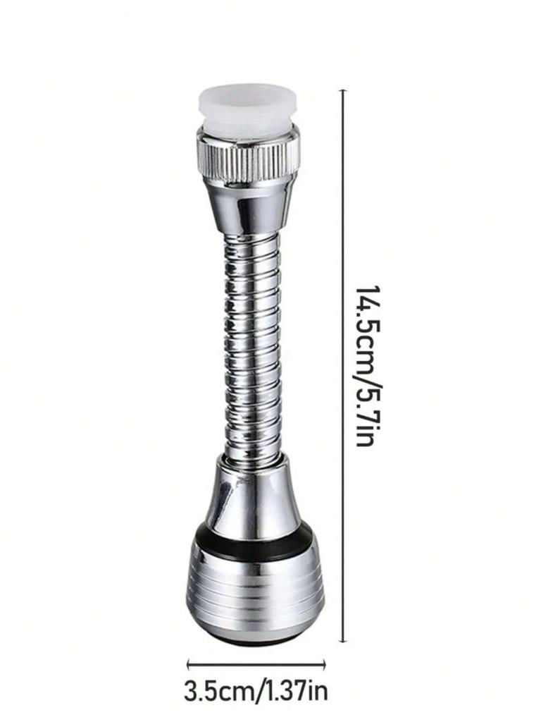 360 Degree Adjustment Faucet Extension Tube Water Saving Nozzle Filter Kitchen Water Tap Water Saving for Bathroom Sink Faucet