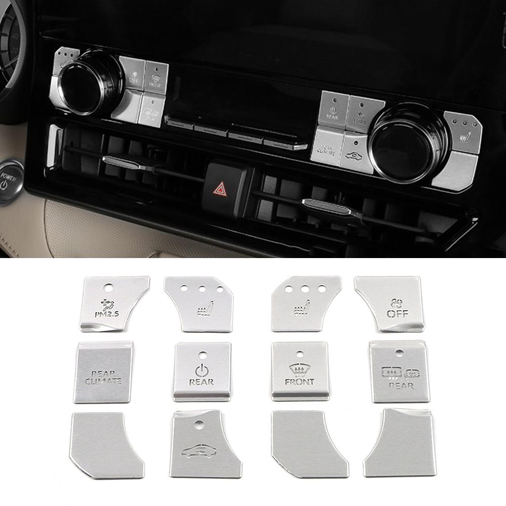 Для Toyota Highlander XU70 2024 Центральная консоль кондиционера кнопка переключения переменного тока защитная наклейка внутренняя отделка крышка