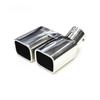 Alpha Stainless Steel Square Tail Nozzle Car Exhaust Pipe