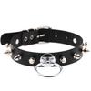 Goth Punk Spike Rivet Choker Collar For Women Steampunk Pentagram Necklace Emo Neck Strap Cosplay Chocker Gothic Accessories
