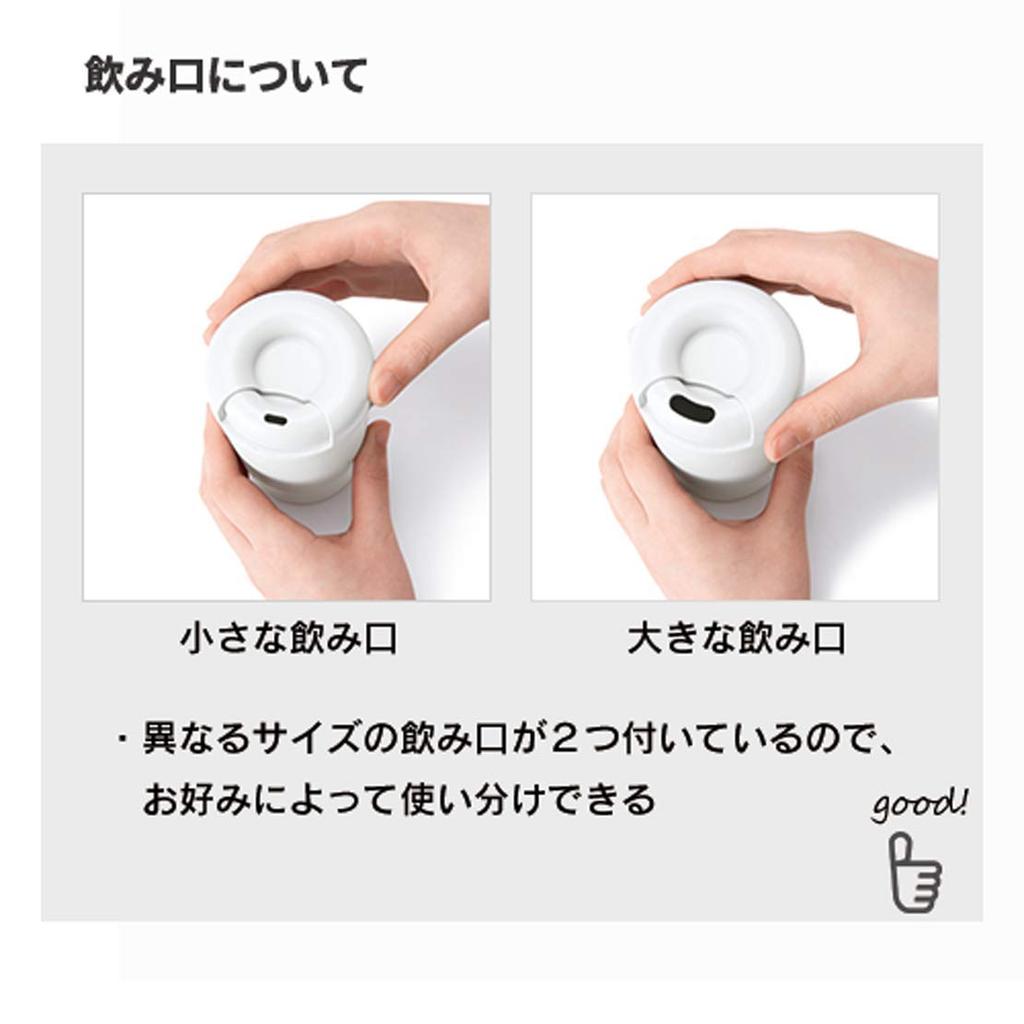 Gowell Convenience Store Mug Tumbler Stacking Convenience Store Coffee 2 Layer Thermo Cup Drinking with 350ml Black (Прямая крышка) ТС-1296-009