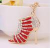 Korean Rhinestone High Heels Keychain: Multiple Colors, Stylish Design AVE