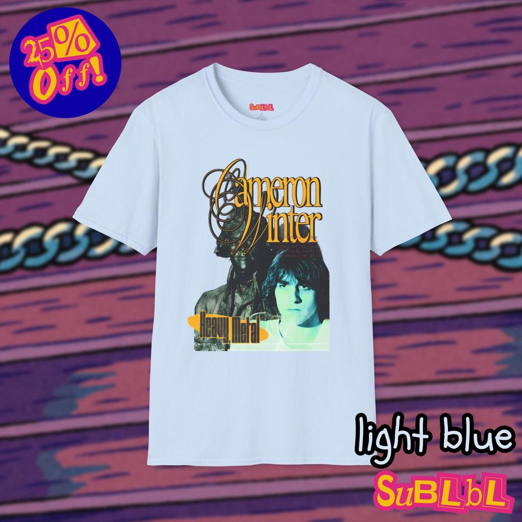 Cameron Winter Heavy Metal T-Shirt, Cameron Winter Shirt, Heavy Metal Graphic Tee, Cameron Winter Merch, Indie Rock Band T-Shirt