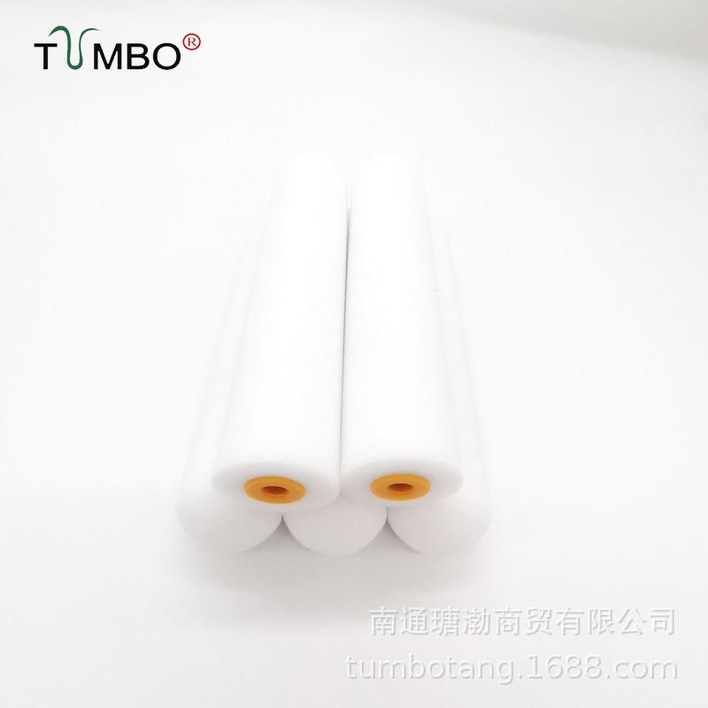 6-Inch High-Density Oily Sponge Roller Brush - No Shedding, No Brush Marks for Wall Touch-Ups