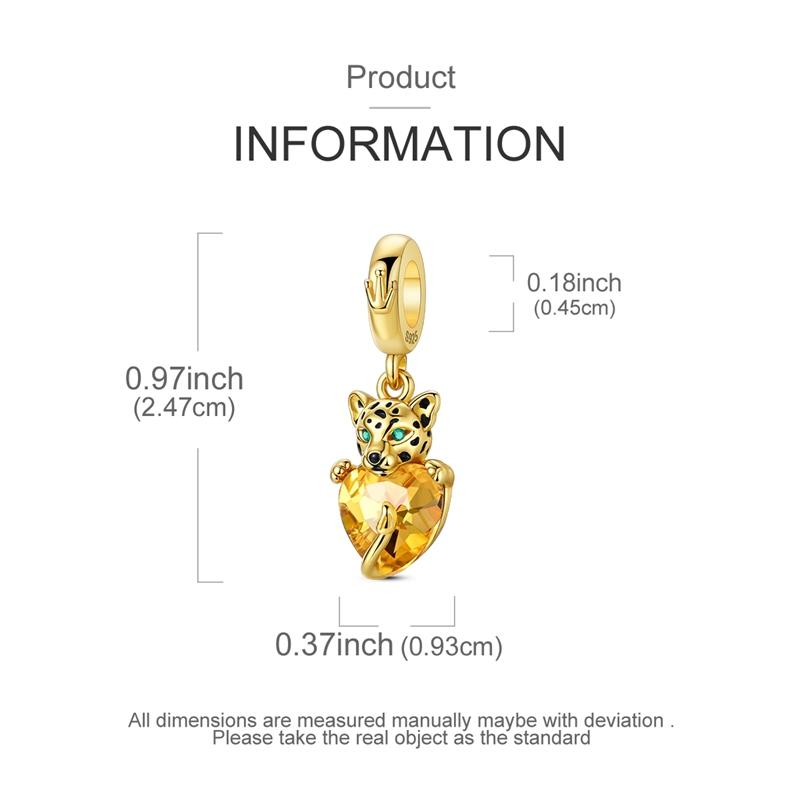 Медный Золотой Цвет Хранитель Леопард Гепард Животное Подвески Подвески Бусины Подходят Браслет Ожерелье DIY Ювелирные Изделия