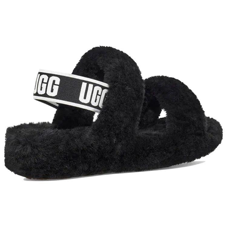 UGG О да Слайд Черные Женские Кроссовки 1107953-BLK