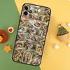 Чехол для телефона с рисунком Микеланджело Для iPhone 17 Pro Max 17Air 16E 15 14 13 12 11 16 Pro Max Mini Ударопрочный чехол