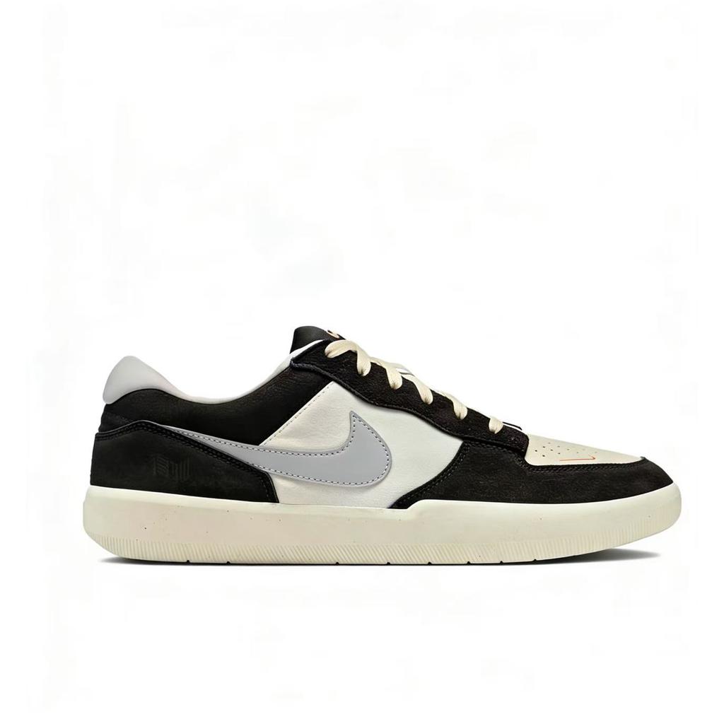 Nike SB Force 58 Balance Slip Resistant Low top Skateboard Shoes Men's Black Gray DV5477-012()