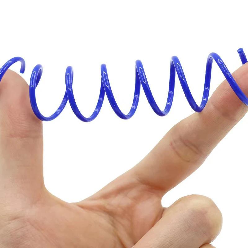 Colorful Cat Spring Toys Durable Plastic Coil Spiral Springs for Kitten Interactive Play 4/20PCS