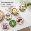 Набор для embossing с сушеными цветами «Сделай сам» костерка ко Дню матери для совместного творчества родителей и детей