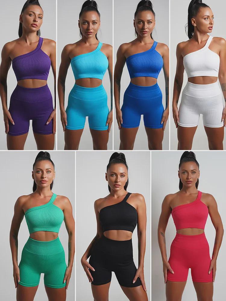 Костюм для йоги и бега в европейско-американском стиле с принтом тай-дай, эластичный, с трикотажными брюками для женщин