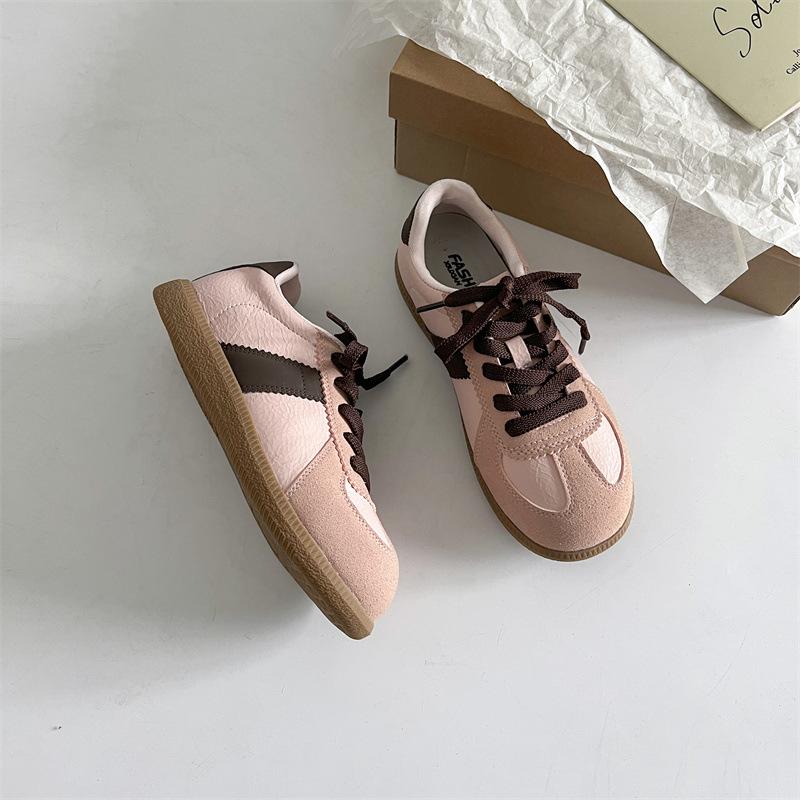 Легкие модные ретро универсальные кроссовки на платформе для тренировок для женщин 2025 года, новые весенние и осенние легкие повседневные туфли для занятий спортом на доске
