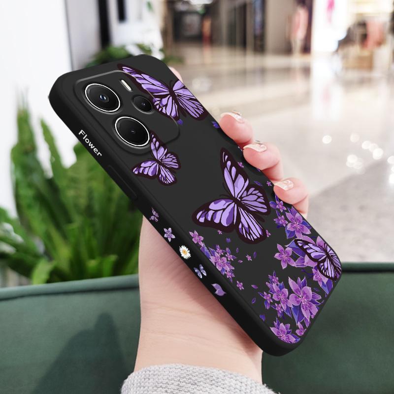 Сказочный чехол-бабочка для телефона Xiaomi Redmi Note 14 13 12 12S 11 11S 10 10S Pro Plus 15 15C 14C 4G 5G Силиконовый чехол