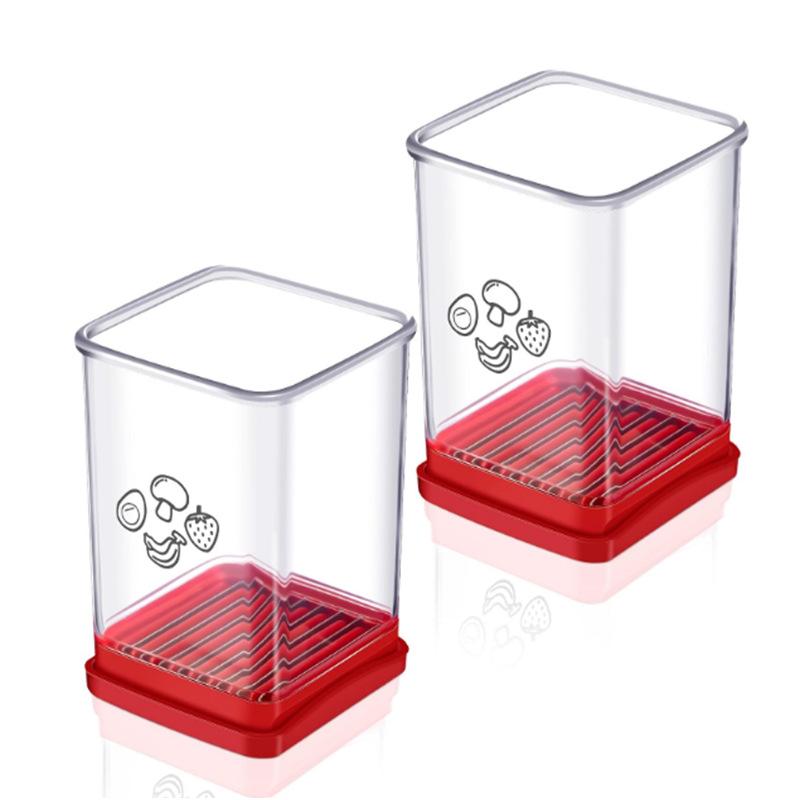 Multifunctional Speed Slicer: Rapid Fruit & Vegetable Cutter with Pusher for Home Use