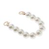 Round Pearl Beading Short Handles Replacement for Beach Bag Handbags Strap