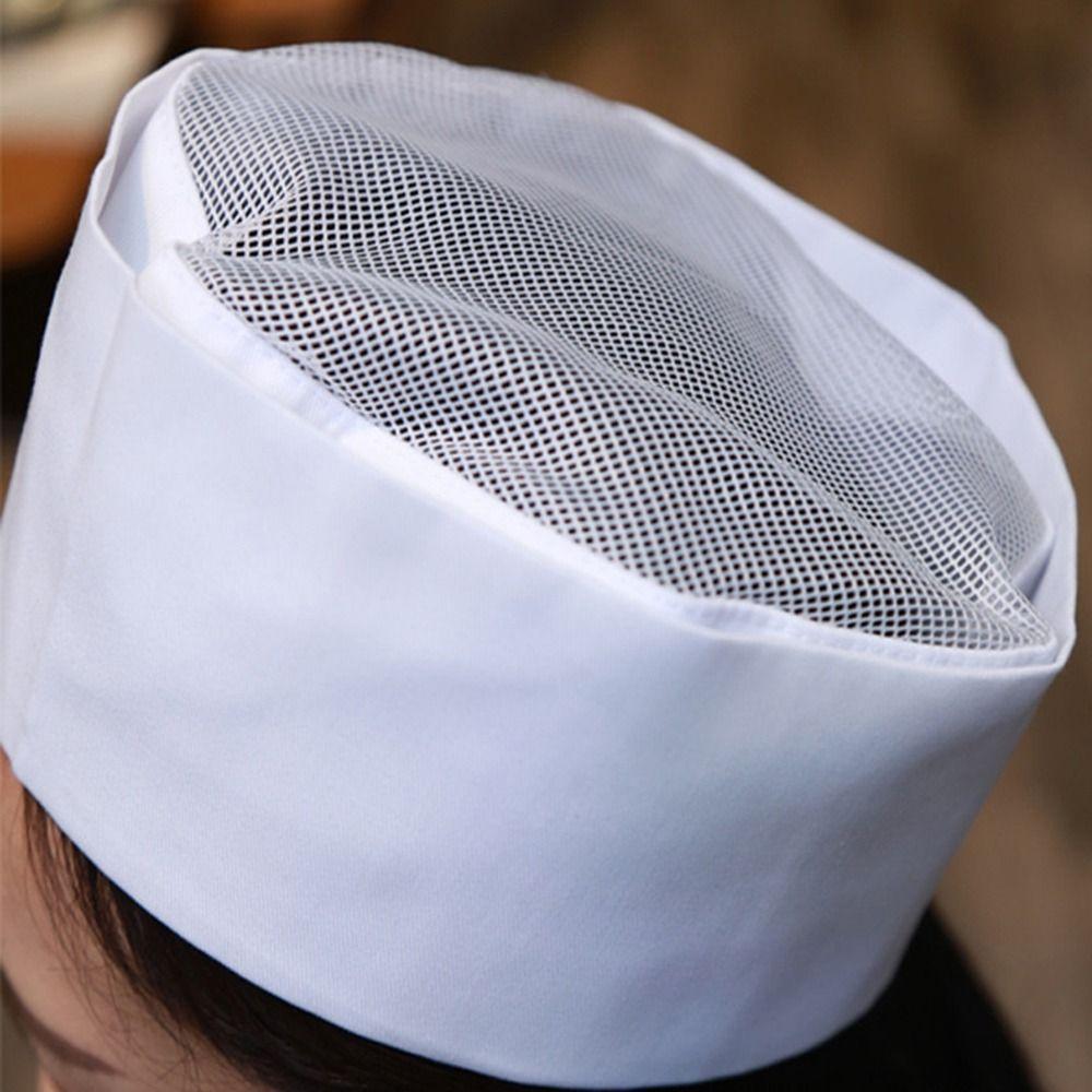 Головные уборы для мужчин и женщин, ресторан, кухня, кейтеринг, шляпа шеф-повара, сетчатый верх, кепка с черепом, плоская кепка, рабочая шляпа