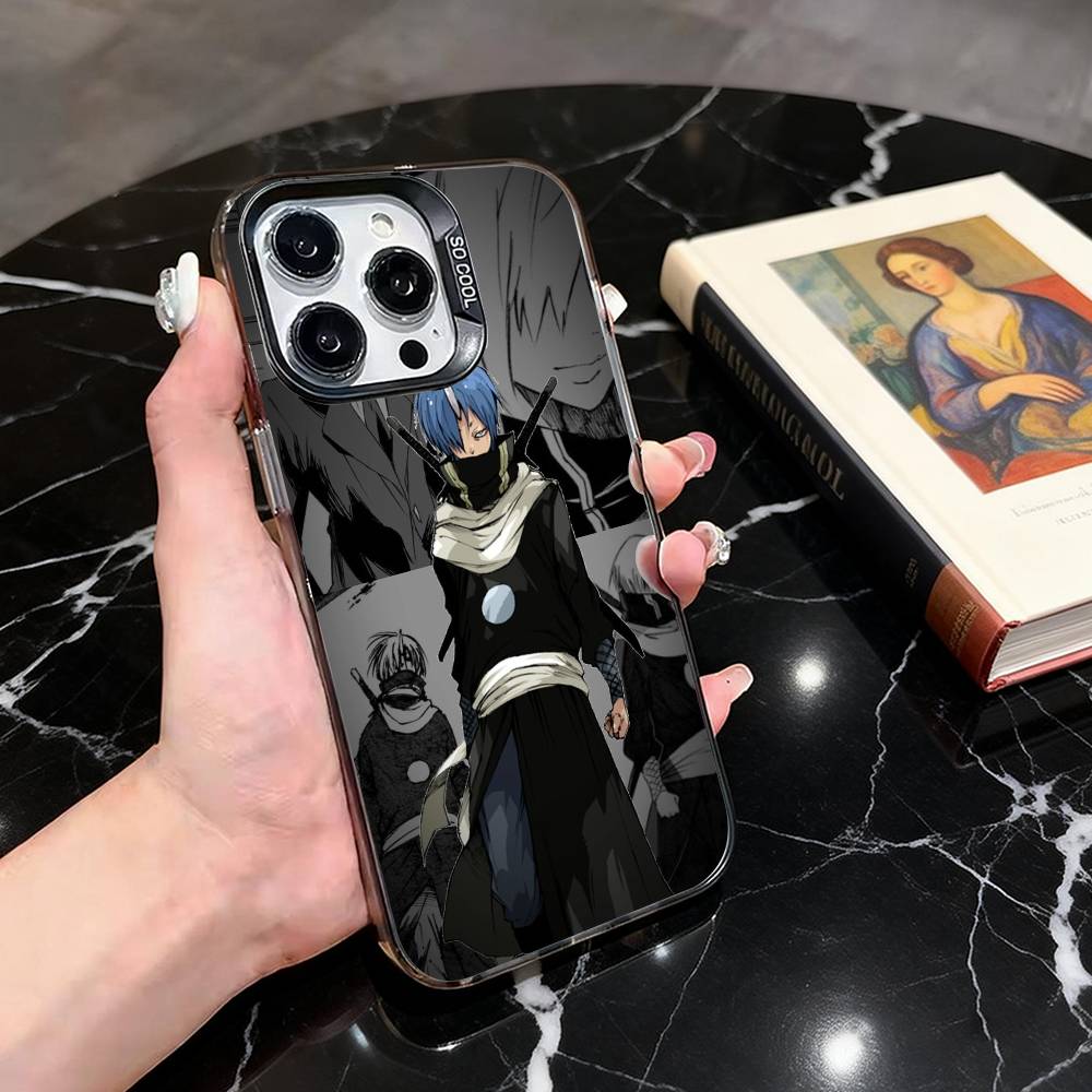 Чехол для телефона «О моём перерождении в слизь» для iPhone 17,16,15,14,13,12,11 Plus,Pro Max,XS, Цветной Серебристый Черный Чехол