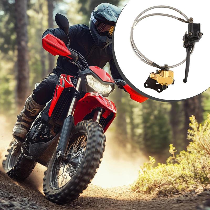 Front Brake Assembly Caliper Master Cylinder Upper and Lower Pump Assembly Brake Parts for 110cc 125cc Quad Bike UTV ATV