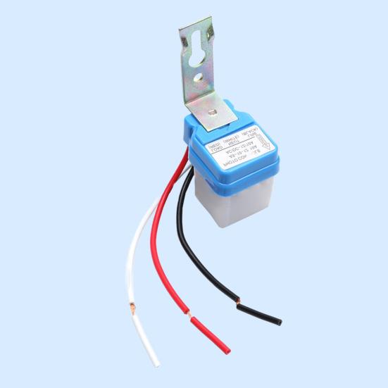 DC 12V 24V AC 110V 220V 50-60Hz Автоматический выключатель света с датчиком освещенности, фотореле