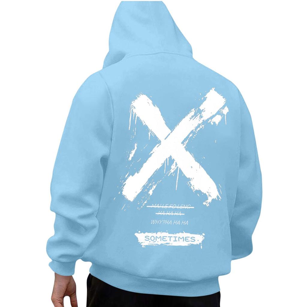 Men's Backprint Hoodie Fashion Hooded Sweatshirt Winter Top Boys Hoodies Fashion
