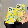 Фруктовый лимонный чехол для телефона для iPhone 14 13 12 11 Pro Max XS X XR SE 2020 6 7 8 Plus Mini Защитная крышка