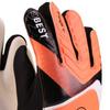1 Pair Goalkeeper Gloves Anti-Slip Palm Design Super Grip Finger Protection Adjustable Breathable Children Football Gloves for Kids