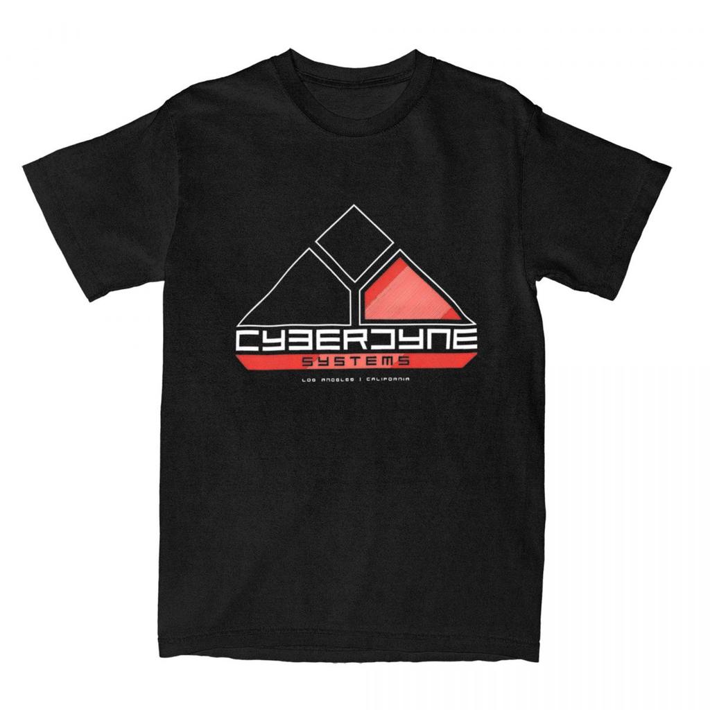 Couple T-Shirt Cyberdyne Systems Red Logo T-Shirts Hip Hop Computer Summer Tee Shirt Y2K Basic Custom DIY Cotton Clothing Gift