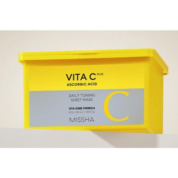 MISSHA Vita C Plus ежедневная тонизирующая тканевая маска 30 шт. 1 шт.