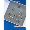 Elegant 7-Day Earring Set Women Sterling Ear Studs Clip-On Earrings Gift Boxed