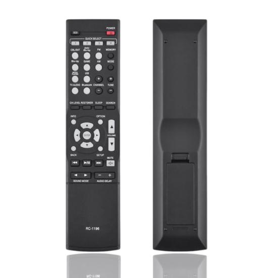 Пульт дистанционного управления RC-1196 Замена для AV-ресивера Denon Простая настройка Эргономичный Смарт-чипсет Пульт дистанционного управления AV-ресивером для домашнего кинотеатра