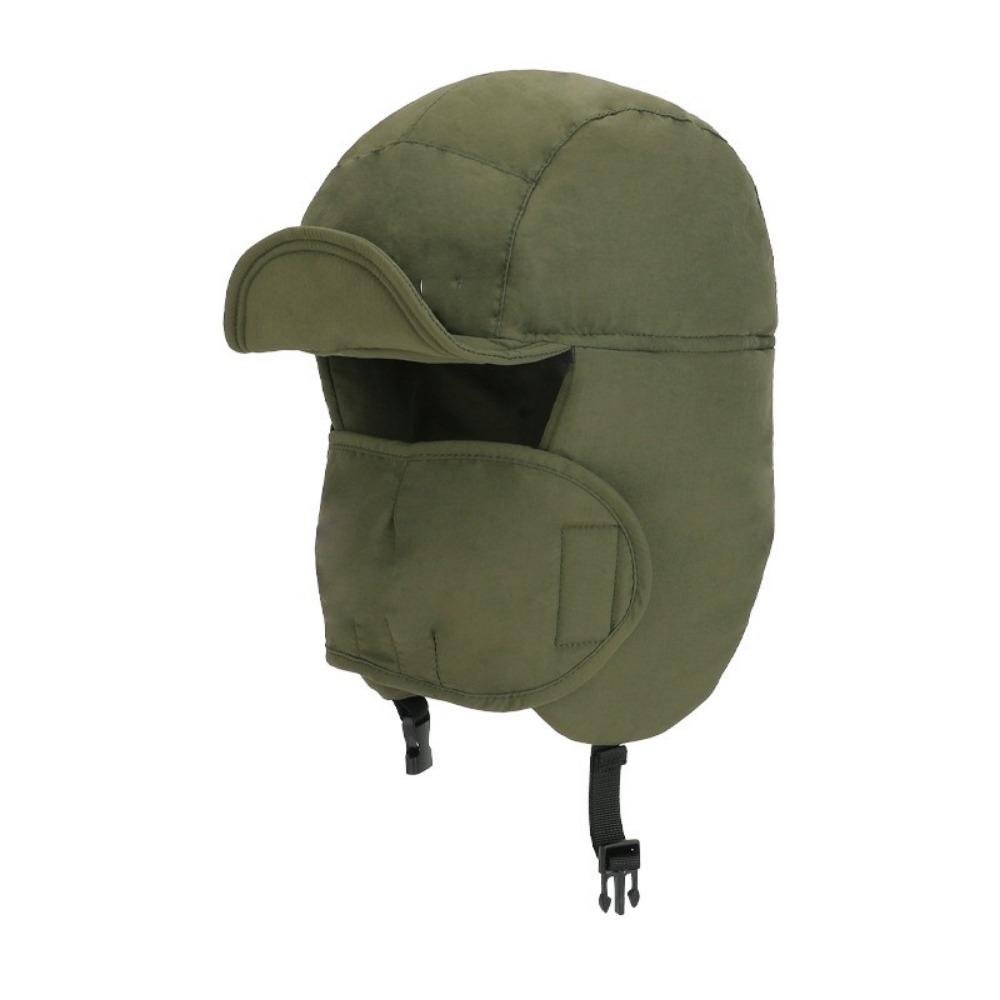 Integrated Face Ear Warm Winter Lei Feng  Hat Windproof Earflap Hat Outdoors Cycling Cap  Hiking