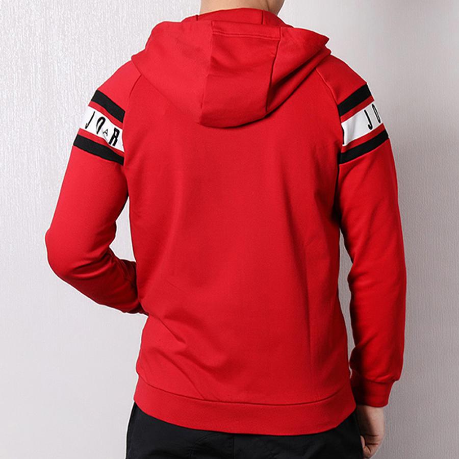 Jordan Casual Sports Long Sleeve Hooded Jacket Men Outerwear Red AR2249-687