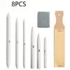 8PCS Sketch Drawing Kit Blending Stump Sticks Drawing Paper Sandpaper & Eraser