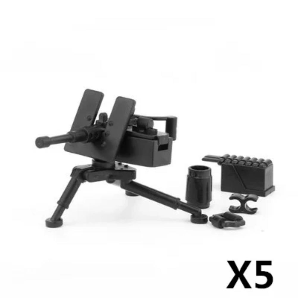 Аксессуары для военных времен Второй мировой войны, фигурка солдата, строительные блоки, Гатлинг, Барьер, Крепость, Рюкзак, Жилет, MOC, Армейские кирпичики, Игрушки для детей J097