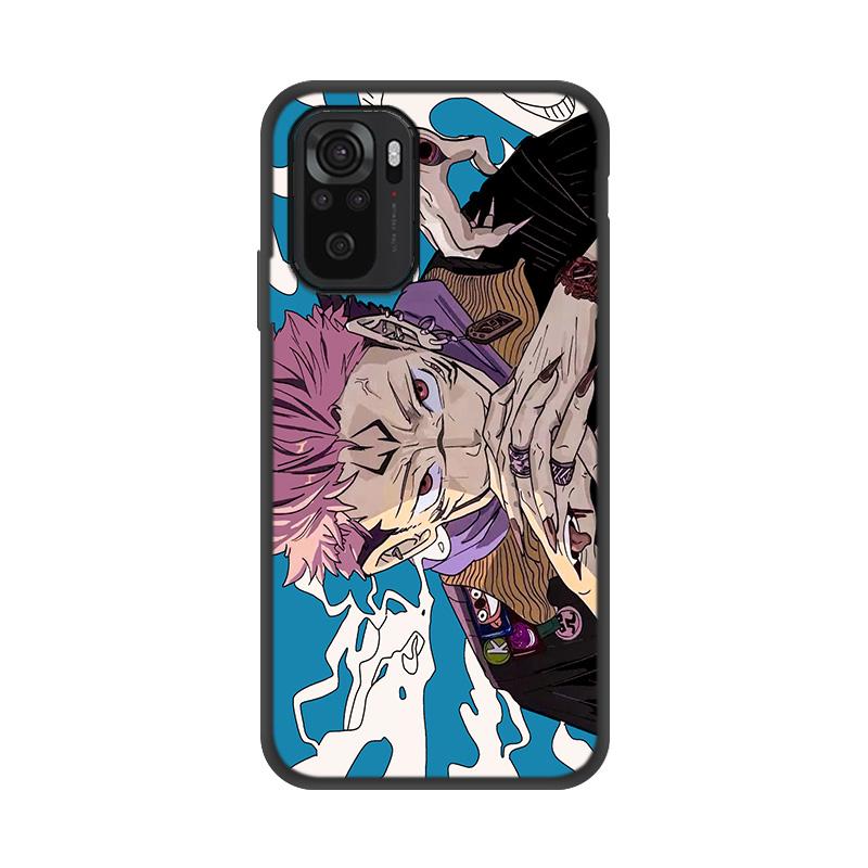 Чехол с аниме Jujutsu Kaisen для Xiaomi Redmi Note 11 10 9 Pro, чехол для Redmi Note 8 Pro 11S 8T 9T 9S 10S Note9 Pro, чехол Funda Etui