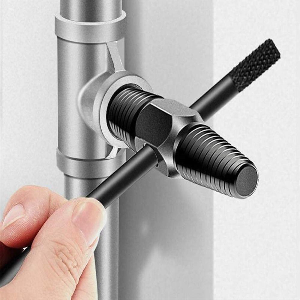 Tap Faucet Triangle Valve Broken Wire Extractor Damaged Screw Double Head Pipe Bolt Remover
