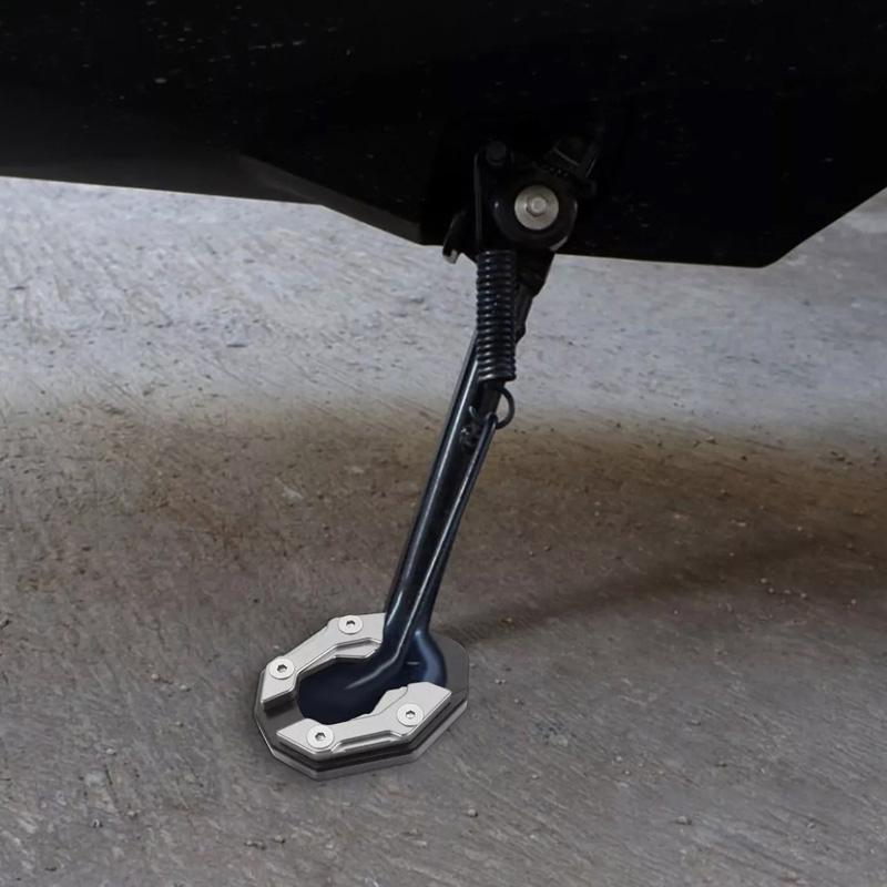 1 шт. Увеличительная пластина для мотоцикла Yamaha, велосипеда, мотоцикла, аксессуар, удлинительная накладка, опорная пластина, боковая подставка, алюминиевый сплав