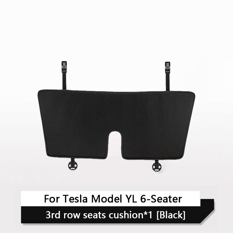 Car Ice Silk Seat Cushion Cover For Tesla Model YL 6-Seater 2026-Now Breathable Comfortable Seat Pad Car Interior Accessories