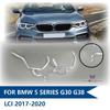 Для BMW 5 серии G30 G38 LCI 2017-2020 Светодиодная полоса-направляющая для фар Дневной ходовой огонь Трубка-полоса Ангельский глаз Автомобильные аксессуары