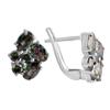 Silver Earrings with Mystic Topaz 5.054ct (2120759)