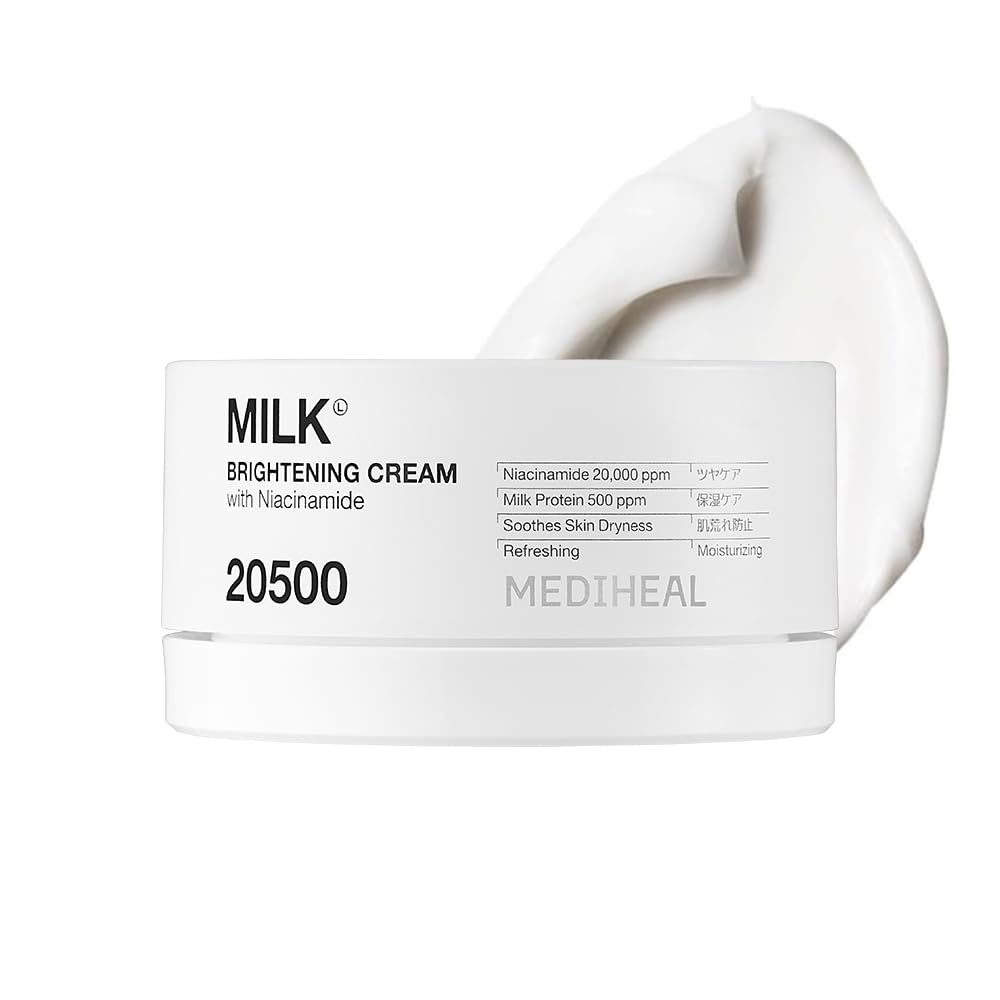 MEDIHEAL Молочный осветляющий крем ВЕР.2 50 мл Ниацинамид Глутатион Сияющая кожа Высокое увлажнение Корейский уход за кожей