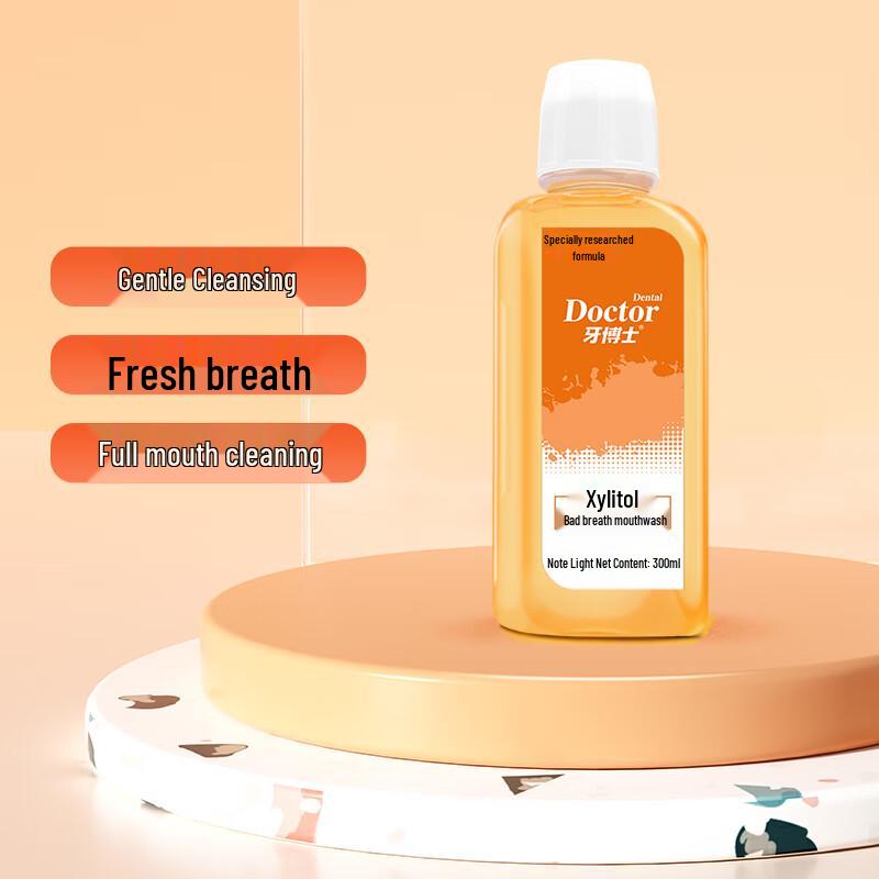 Доктор. Стоматологический ополаскиватель для полости рта с ксилитом для свежего дыхания