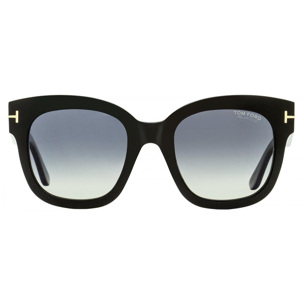 Tom Ford Женские солнцезащитные очки Beatrix 02 TF613 01D Черные 52 мм 01d