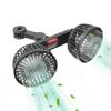 Dual Head Electric Fan Car Dashboard Air Cooling Fan With Strong Wind 360 Degrees Rotating Car Fan For Home SUV RV Truck Sedan