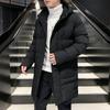 Зимняя куртка мужская длинная парка куртка осенняя стеганая куртка мужская верхняя одежда длинная куртка с капюшоном пальто больших размеров