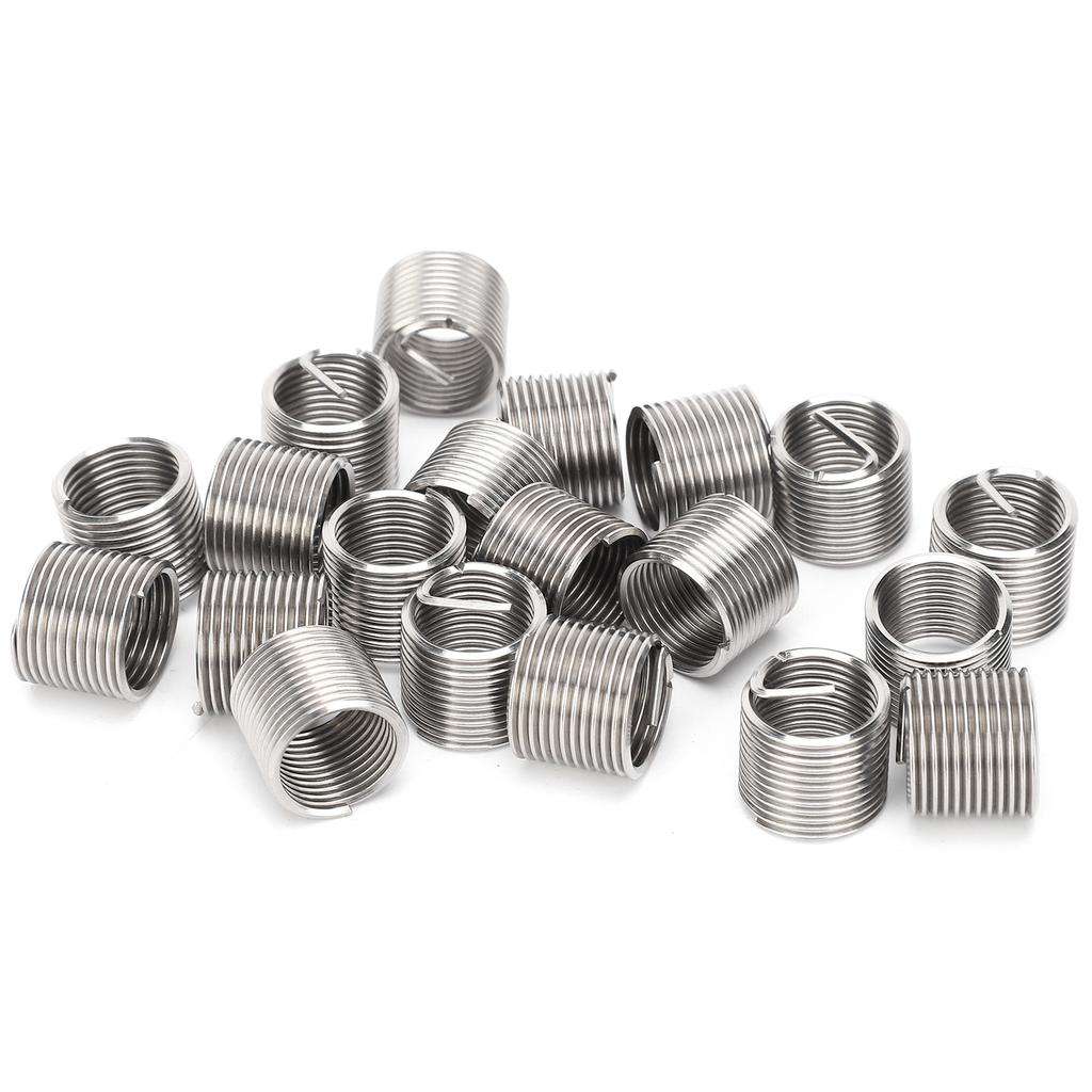 20Pcs Thread Repair Reducer Nut Thread Conversion Sleeve Bushing Screw Fastening M12 X 1.251.5D